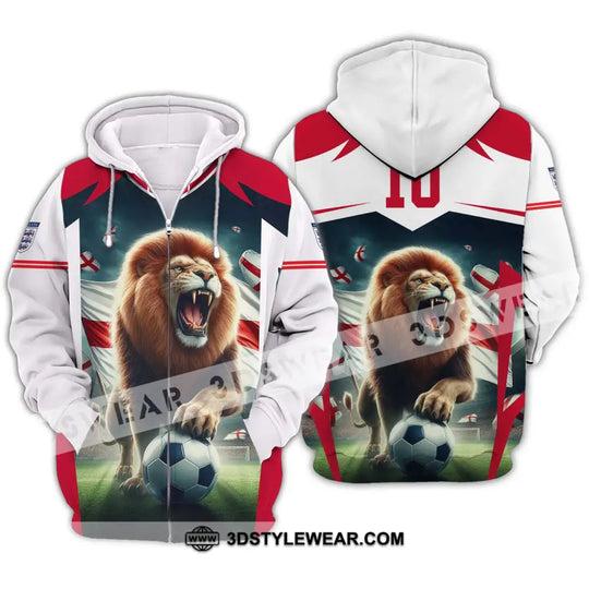 Unisex Shirt - Custom Name And Number England Euro Team Lover Shirt style option 2