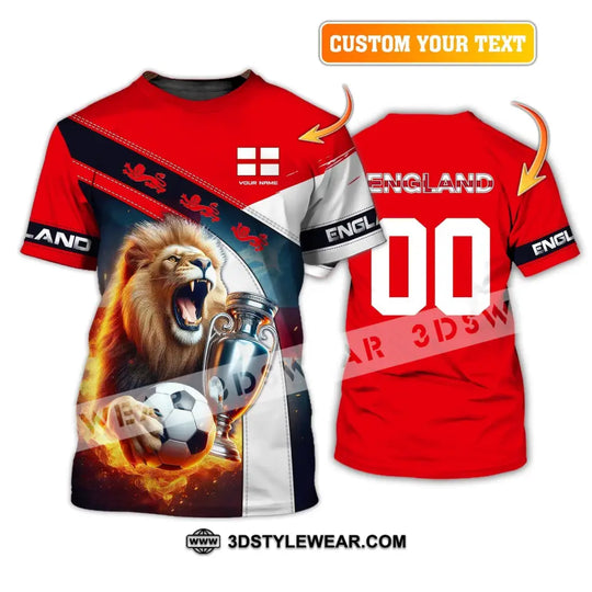 Unisex Shirt, Custom Name and Number England Football Shirt, England Football Polo Long Sleeve, Euro 2024 Shirt style option 2