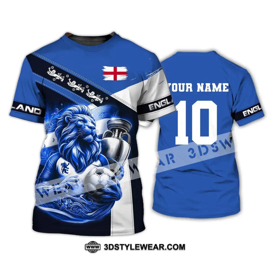 Unisex Shirt, Custom Name and Number England Football Shirt, England Football Polo Long Sleeve, Euro 2024 Shirt style option 2