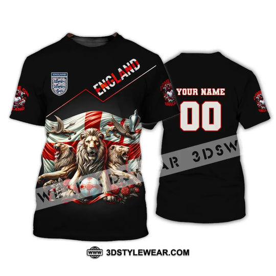 Unisex Shirt, Custom Name and Number England Football Shirt, England Football Polo Long Sleeve, Euro 2024 Shirt style option 2
