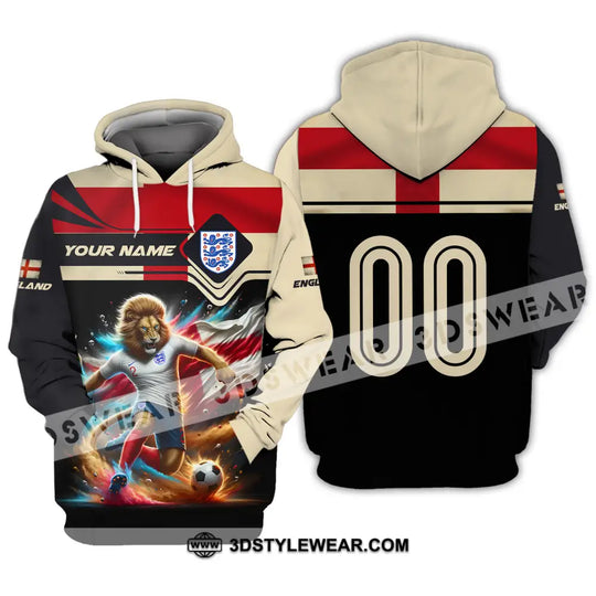 Unisex Shirt - Custom Name And Number, Euro 2024 Shirt England style option 4
