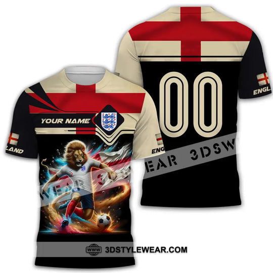 Unisex Shirt - Custom Name And Number, Euro 2024 Shirt England style option 2