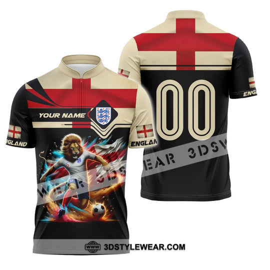 Unisex Shirt - Custom Name And Number, Euro 2024 Shirt England style option 3