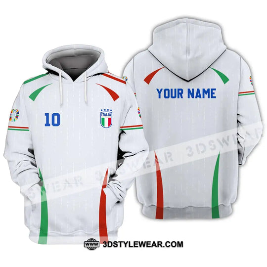 Unisex Shirt - Custom Name And Number Shirt, Euro 2024 Shirt, Italy Team style option 3