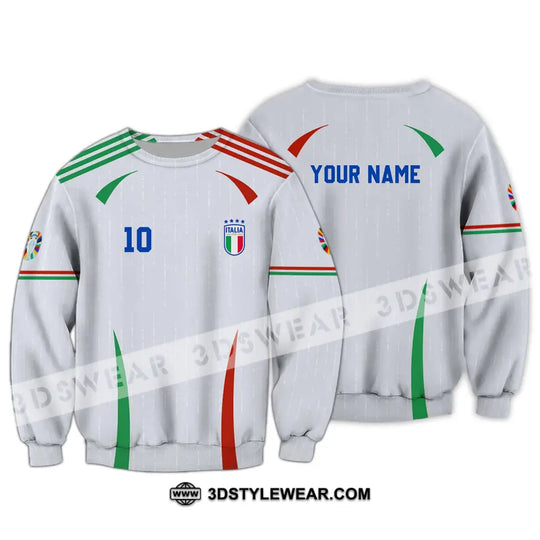 Unisex Shirt - Custom Name And Number Shirt, Euro 2024 Shirt, Italy Team style option 4