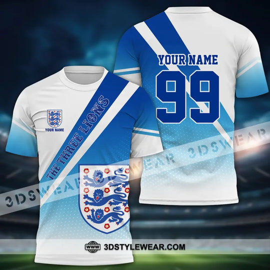 Unisex Shirt - Custom Name And Number Shirt, Euro 2024 National Team, England Team style option 2