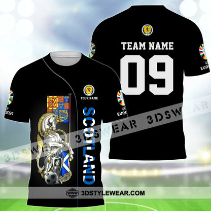 Unisex Shirt - Custom Name And Number Euro 2024 National Team Scotland T-Shirt / S T-Shirt
