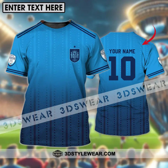 Unisex Shirt - Custom Name And Number, European Champions 2024 style option 1