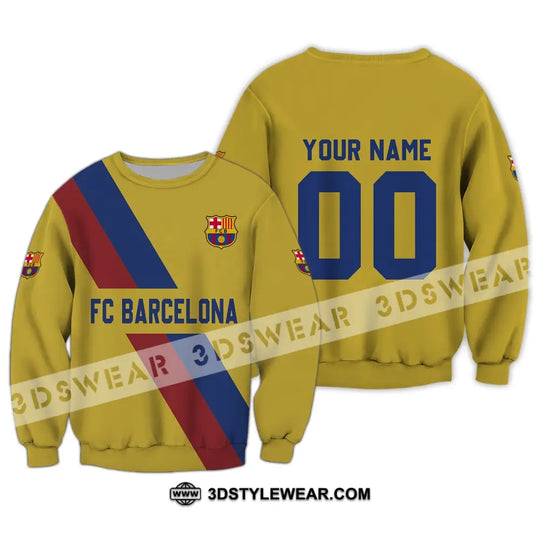Unisex Shirt - Custom Name And Number Shirt, FC Blaugrana Lover style option 4