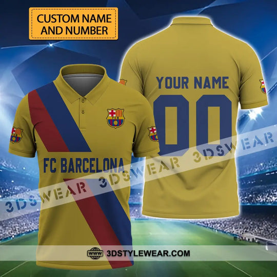Unisex Shirt - Custom Name And Number Shirt, FC Blaugrana Lover style option 1