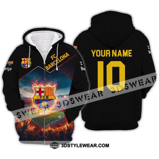 Unisex Shirt - Custom Name And Number FC Shirt, Blaugrana Lover style option 3