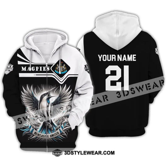 Unisex Shirt - Custom Name And Number FC Shirt, NUFC United style option 3