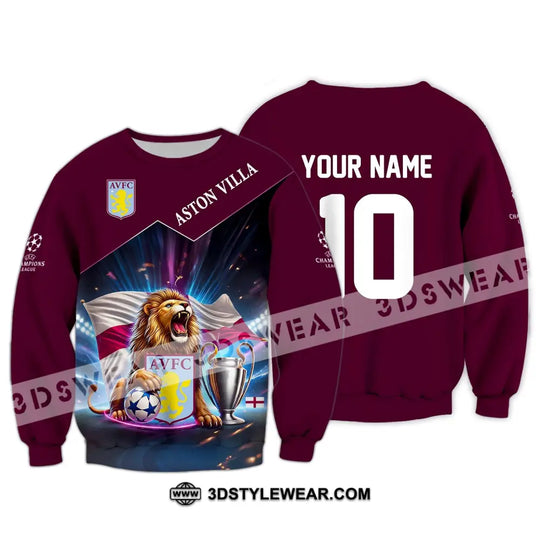 Unisex Shirt - Custom Name And Number FC Sport Shirt, AVL FC style option 4