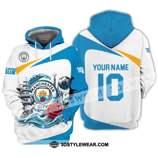 Unisex Shirt - Custom Name And Number FC Shirt, The Sky Blues Lover style option 2