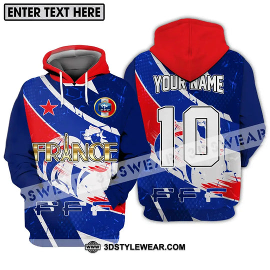 Unisex Shirt - Custom Name And Number Shirt, France National Team style option 3