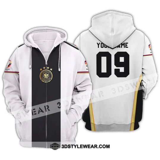 Unisex Shirt - Custom Name And Number Shirt, Germany Black Line Euro 2024 Shirt style option 2