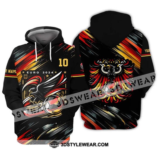 Unisex Shirt - Custom Name And Number, Germany Euro 2024 Eagle Shirt style option 3