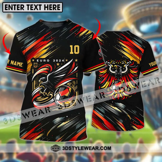 Unisex Shirt - Custom Name And Number, Germany Euro 2024 Eagle Shirt style option 1
