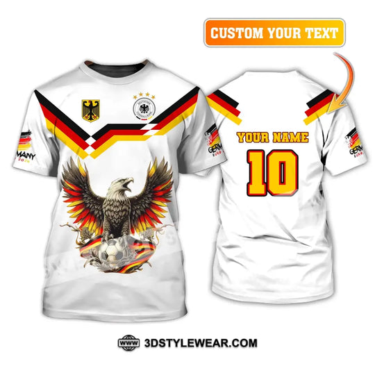 Unisex Shirt, Custom Name and Number Germany Euro 2024 Football Shirt, Germany Football Polo Long Sleeve style option 1