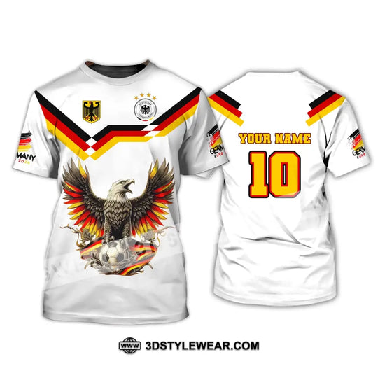 Unisex Shirt, Custom Name and Number Germany Euro 2024 Football Shirt, Germany Football Polo Long Sleeve style option 2