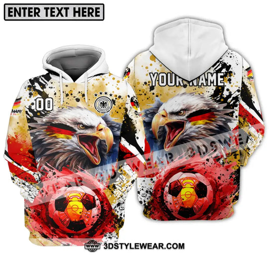 Unisex Shirt - Custom Name And Number Shirt, Germany National Team Euro 2024 Shirt style option 3