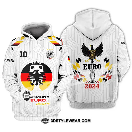 Unisex Shirt - Custom Name And Number Shirt, Germany Team Euro 2024 Shirt style option 3