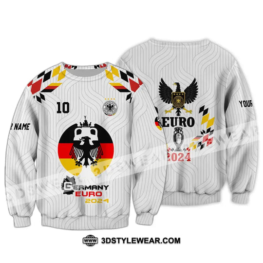 Unisex Shirt - Custom Name And Number Shirt, Germany Team Euro 2024 Shirt style option 4