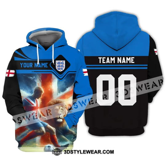 Unisex Shirt - Custom Name And Number, Lion England National Team Euro Shirt 2024 style option 2