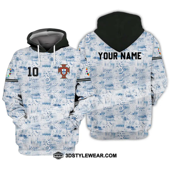 Unisex Shirt - Custom Name And Number Portugal National Team Shirt style option 3