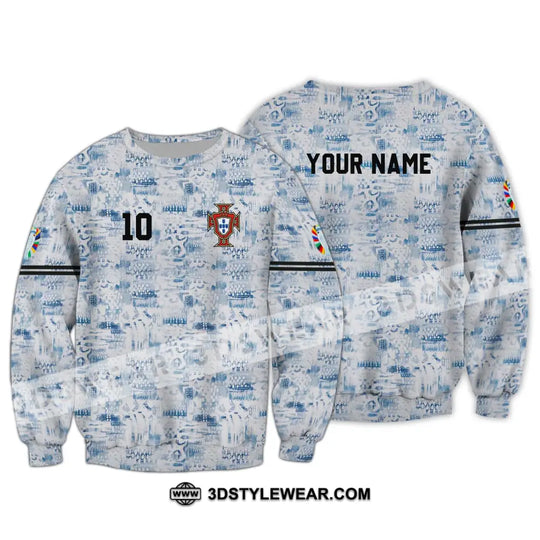 Unisex Shirt - Custom Name And Number Portugal National Team Shirt style option 4