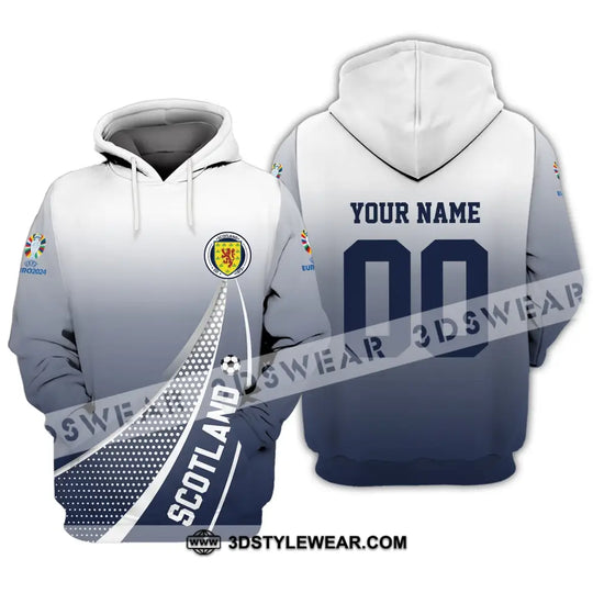 Unisex Shirt - Custom Name And Number, Scotland National Team Euro Shirt 2024 style option 2