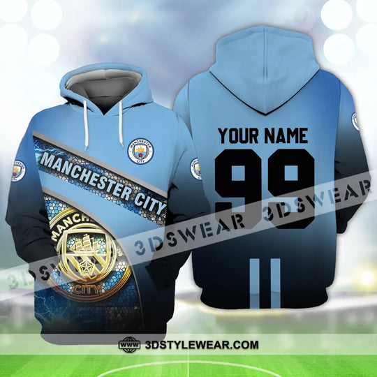 Unisex Shirt - Custom Name And Number Shirt, The Sky Blues Lover style option 3