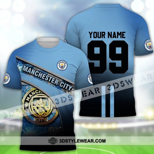 Unisex Shirt - Custom Name And Number Shirt, The Sky Blues Lover style option 1