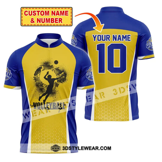 Unisex Shirt, Custom Name and Number Volleyball Shirt, Volleyball Club Uniform, Volleyball Hoodie T-Shirt style option 2