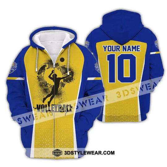 Unisex Shirt, Custom Name and Number Volleyball Shirt, Volleyball Club Uniform, Volleyball Hoodie T-Shirt style option 4