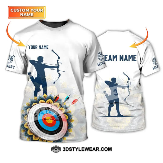 Unisex Shirt - Custom Name And Team Name Shirt - Archery Lover Shirt style option 1