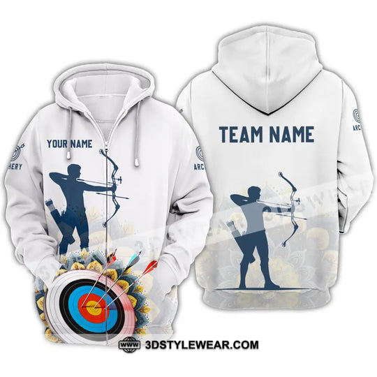 Unisex Shirt - Custom Name And Team Name Shirt - Archery Lover Shirt style option 4
