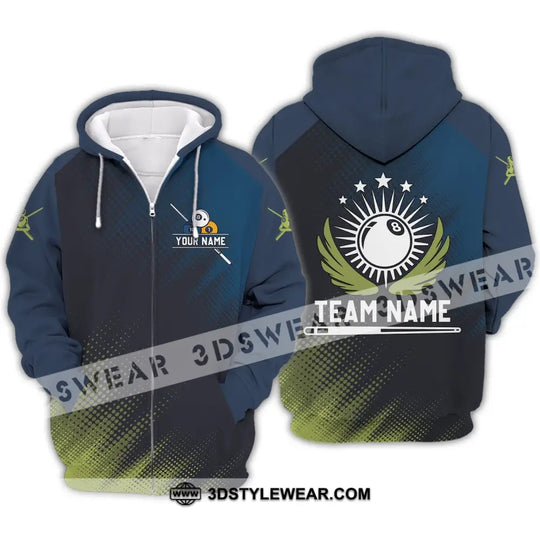 Unisex Shirt - Custom Name And Team Name Shirt - Billiard Angel style option 4
