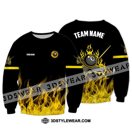 Unisex Shirt - Custom Name And Team Name Billiard Shirt style option 4