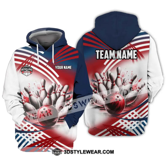 Unisex Shirt - Custom Name And Team Name Shirt, Blood Bowling Ball style option 3