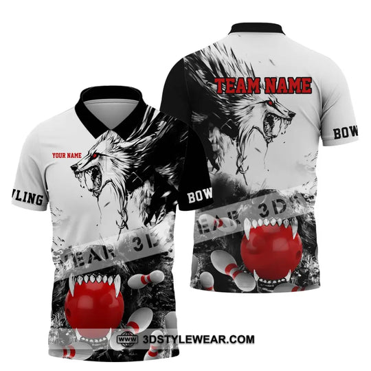 Unisex Shirt - Custom Name And Team Name Shirt - Bowling Hoodie Polo Shirt - Bowling Lover Gift - Bowling Player Shirt style option 4