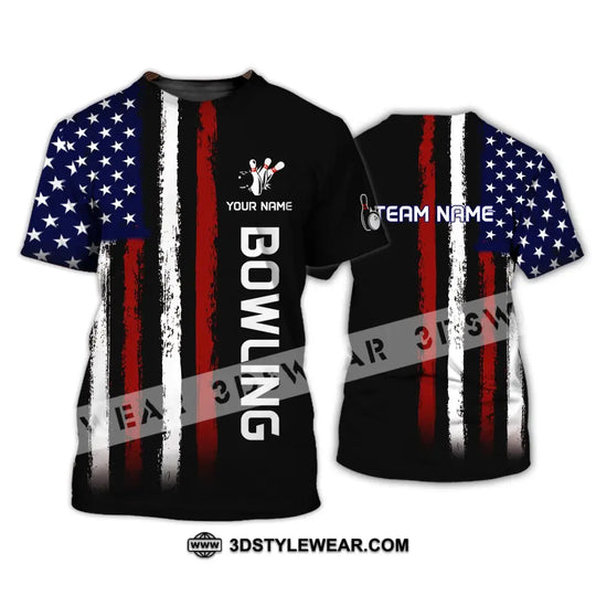Unisex Shirt - Custom Name And Team Name Shirt - Bowling Lover Gift - Bowling Shirt style option 4