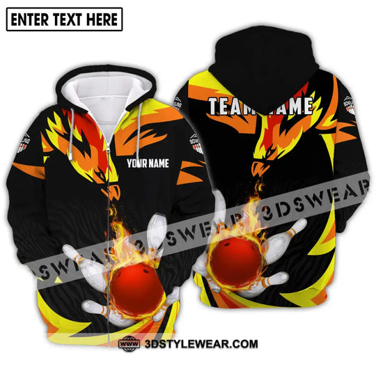 Unisex Shirt - Custom Name And Team Name Shirt - Bowling Team Shirt - Bowling Lover Gift - Bowling Gift style option 3