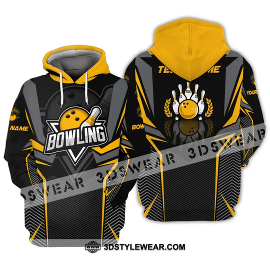 Unisex Shirt - Custom Name And Team Name Bowling Lover Shirt, Race Bowling style option 3