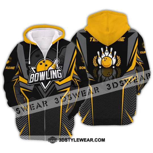 Unisex Shirt - Custom Name And Team Name Bowling Lover Shirt, Race Bowling style option 2
