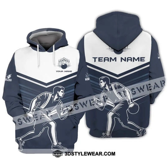 Unisex Shirt - Custom Name And Team Name Shirt, Bowling Man Lover Shirt style option 3