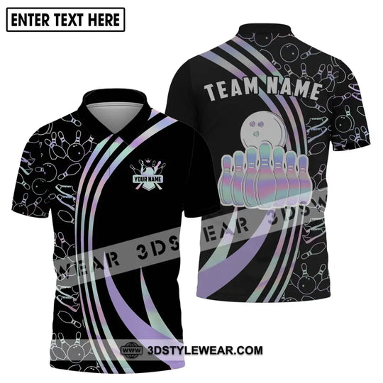 Unisex Shirt - Custom Name And Team Name Shirt - Bowling Player Gift - Bowling Shirt style option 4