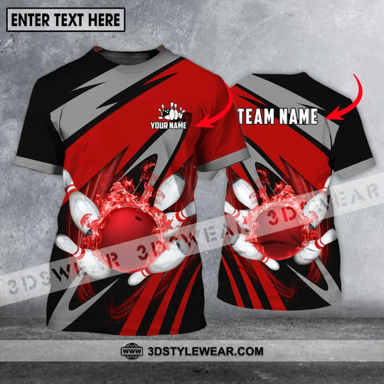 Unisex Shirt - Custom Name And Team Name Shirt - Bowling Polo Shirt - Bowling Lover Gift - Bowling Player Shirt style option 1