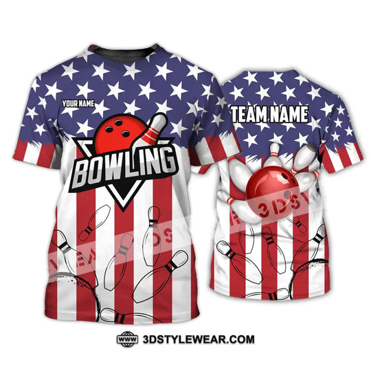 Unisex Shirt - Custom Name And Team Name Shirt - Bowling Polo Shirt - Bowling Lover Gift - Bowling Player Shirt style option 2