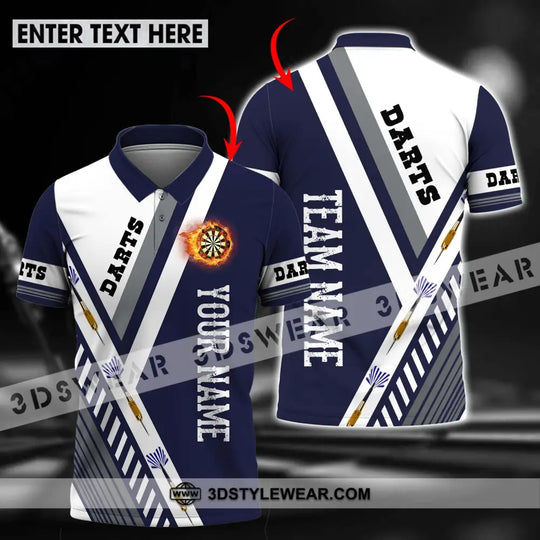 Unisex Shirt - Custom Name And Team Name Shirt, Darts And Arrows style option 1
